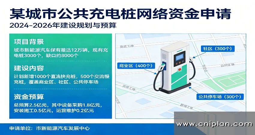充电桩建设项目资金申请