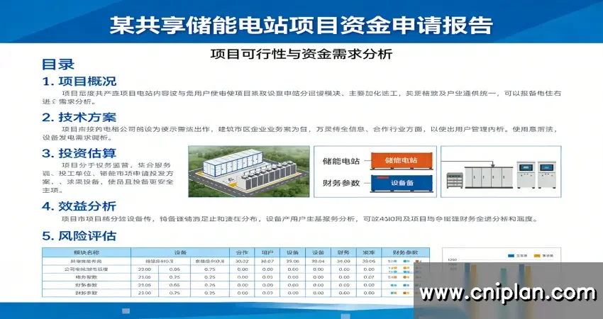 共享储能资金申请