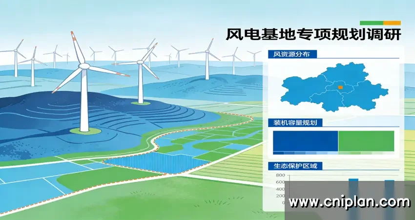 某风电基地规划项目效果图