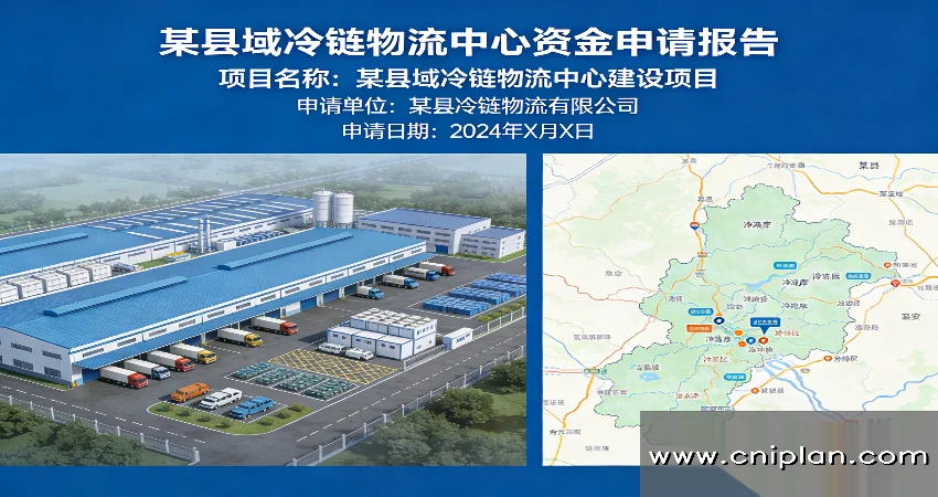 冷链物流中心资金申请报告