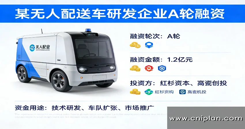 无人配送车A轮融资计划书