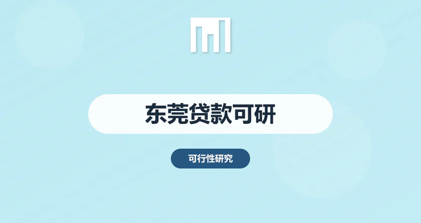 东莞银行贷款可研报告