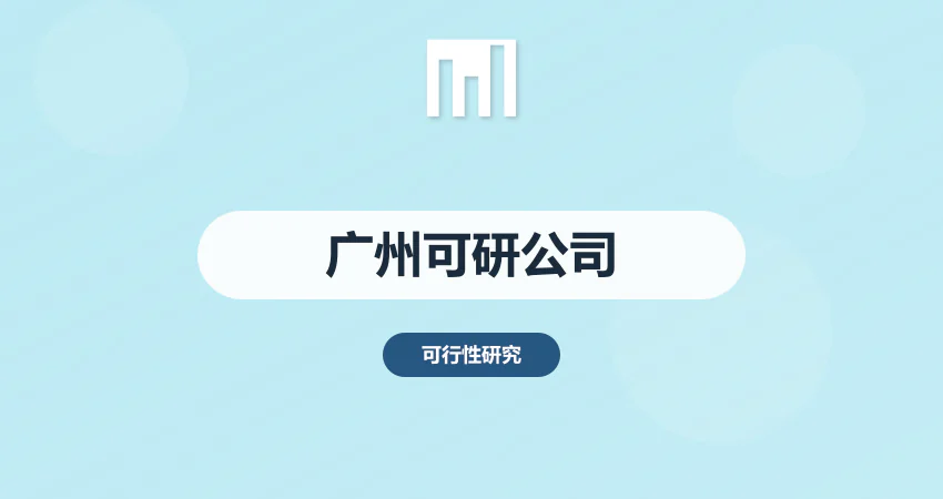 广州可行性研究报告编写公司 | 中撰咨询：专业项目咨询与市场分析专家​