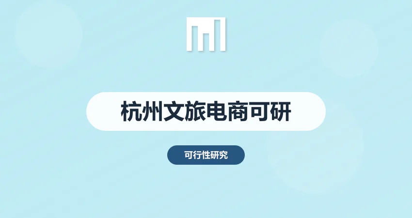 杭州可行性研究报告 文旅 / 电商项目编制要点