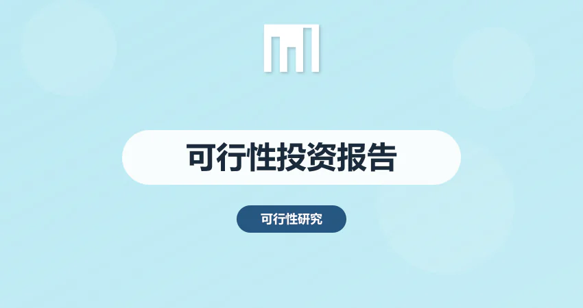可行性投资报告