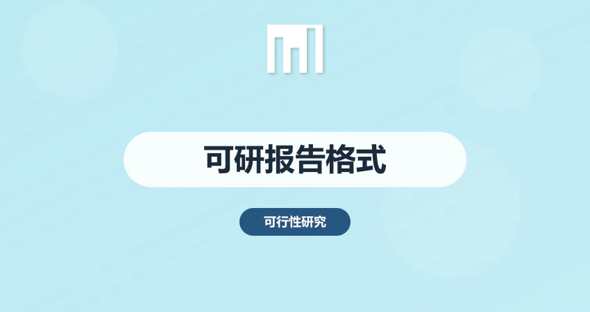 可行性研究报告格式