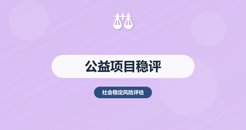 公益项目稳评报告：社会效益 + 可持续运营风险