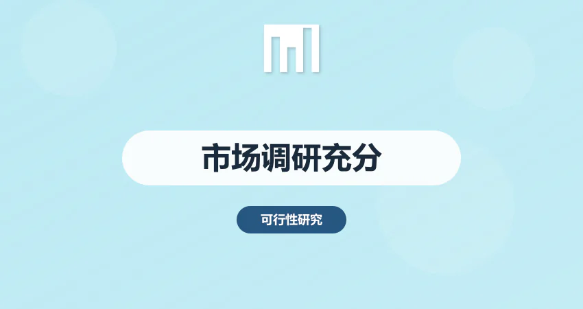 市场调研充分可研报告更专业