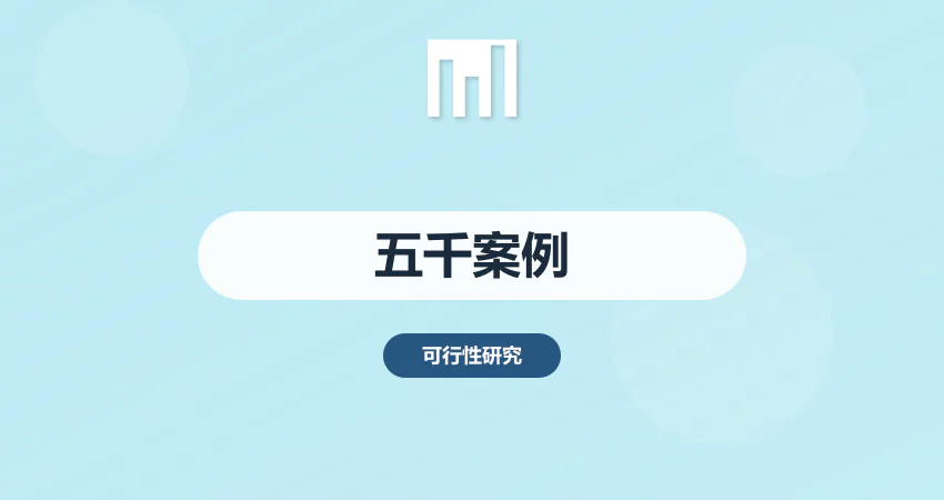 五千案例可研报告代写机构