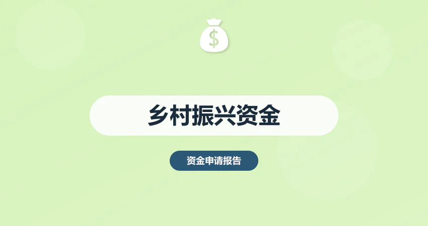 乡村振兴项目资金申请