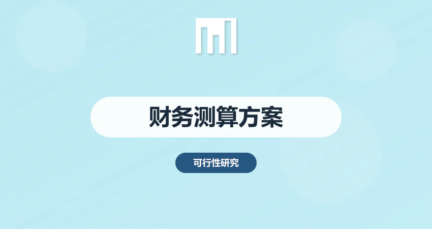 怎样编写项目财务测算实施方案