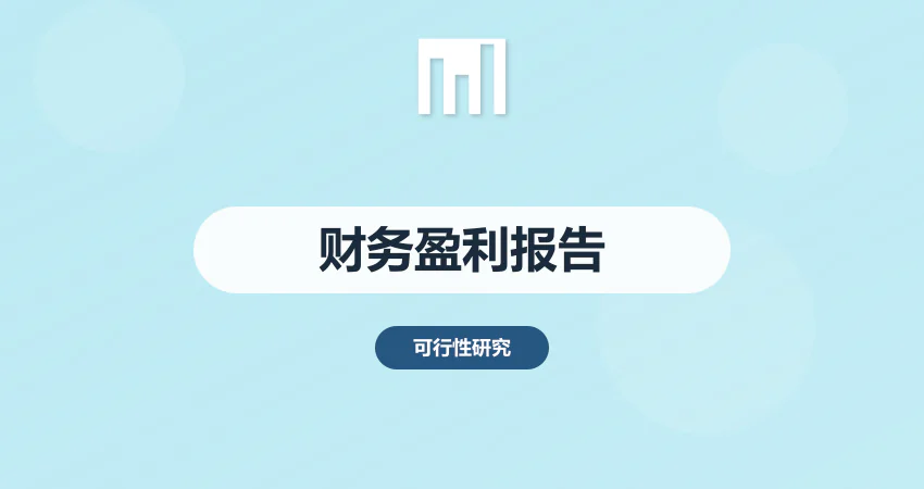 怎样制作项目财务分析与盈利报告