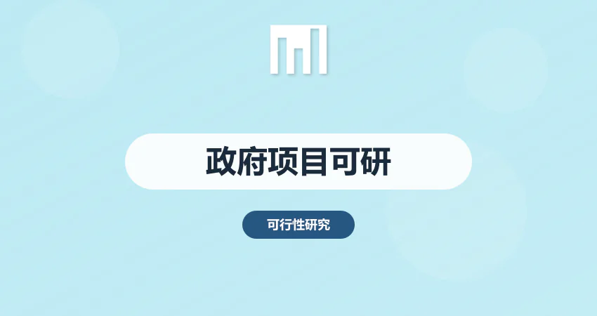 政府项目可行性研究报告编写规范与案例解析 | 广州中撰咨询​
