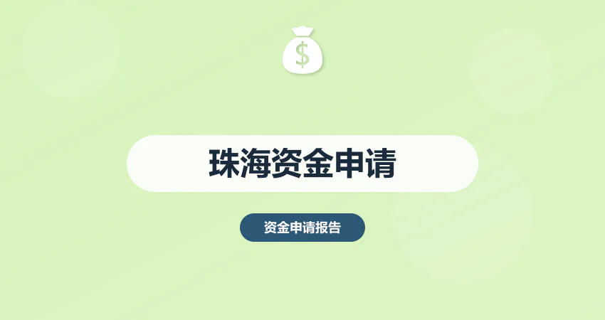 珠海资金申请报告代写服务