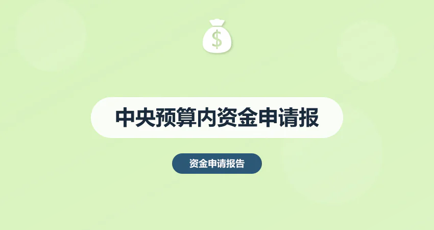 中央预算内资金申请报告编制要点（污染治理/数字化转型专项）