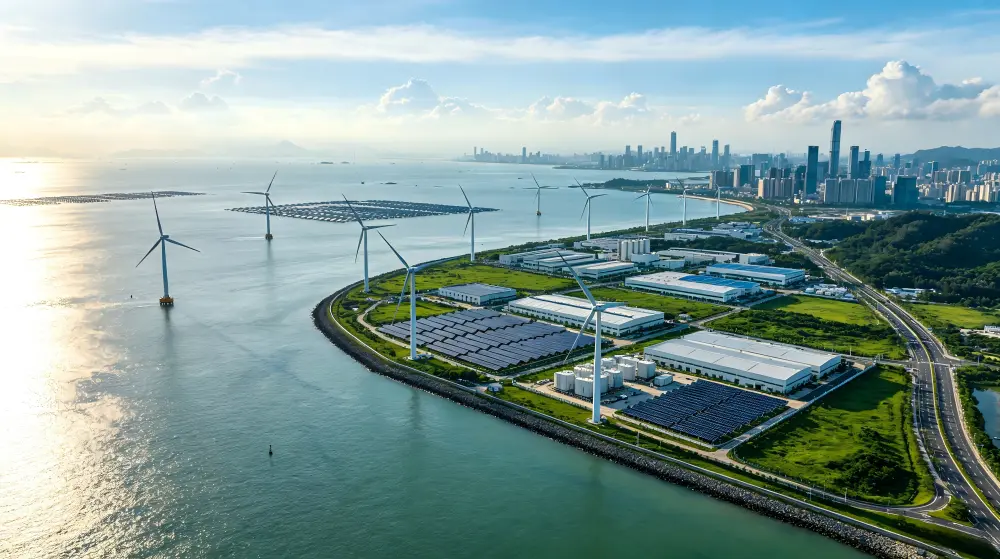 粤港澳大湾区环保能源产业集聚区航拍