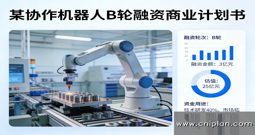 协作机器人融资BP